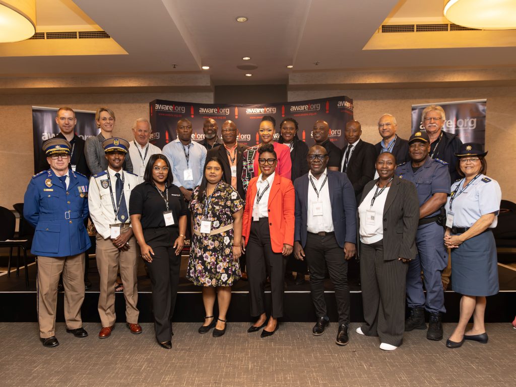 AWARE.org team pictured with various stakeholders at their 2025 Dont Drink Drive Seminar at the Southern Sun Hotel in Rosebank