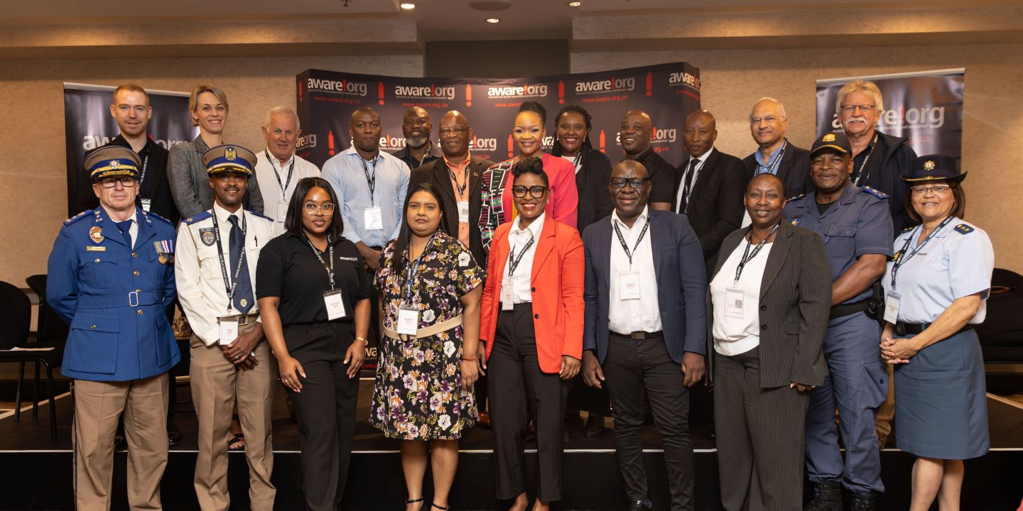 AWARE.org team pictured with various stakeholders at their 2025 Dont Drink Drive Seminar at the Southern Sun Hotel in Rosebank