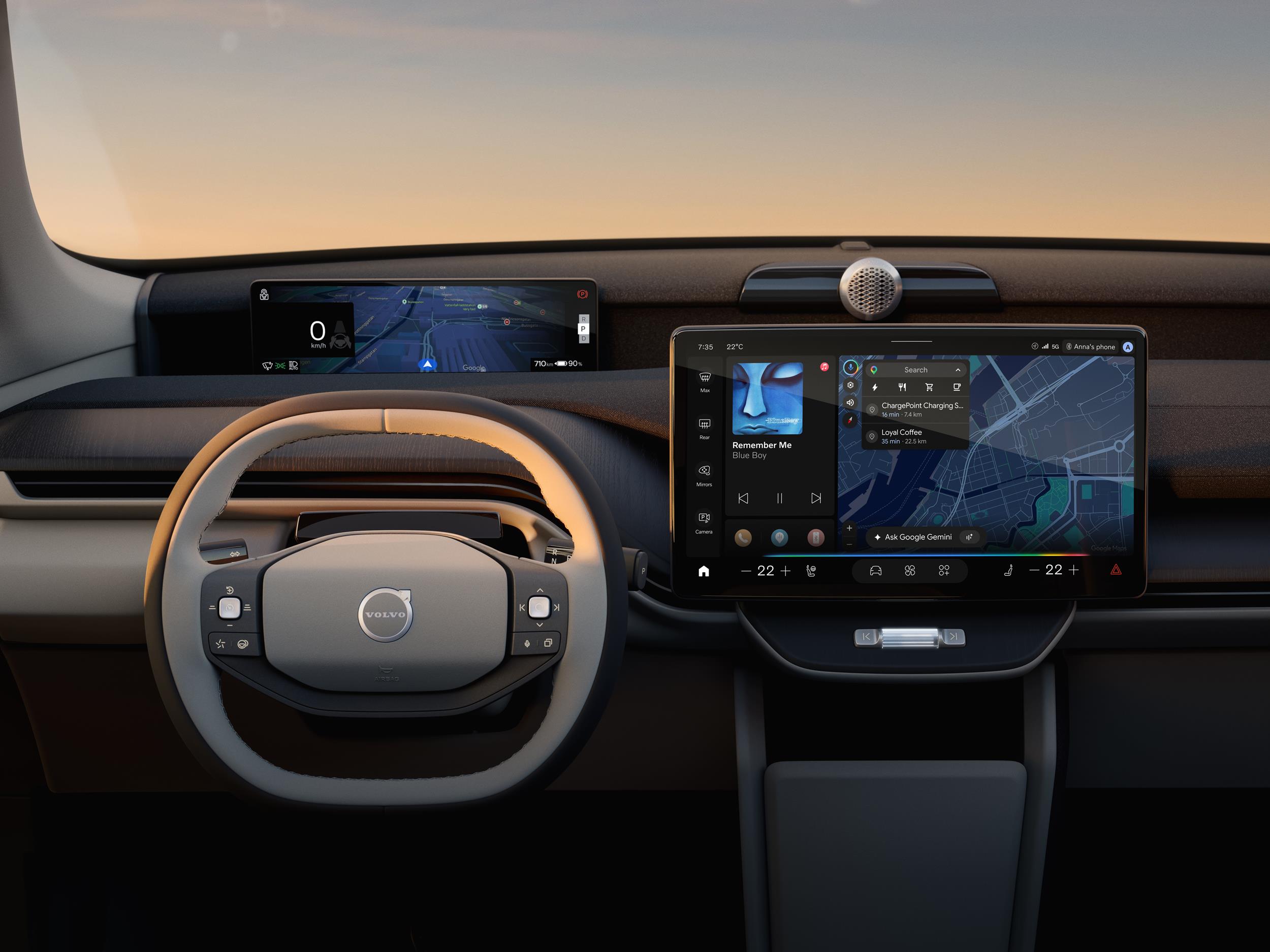 Volvo cars now with Google Gemini