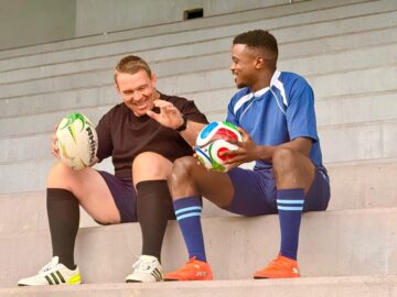 1 Teboho Mokoena & John Smit